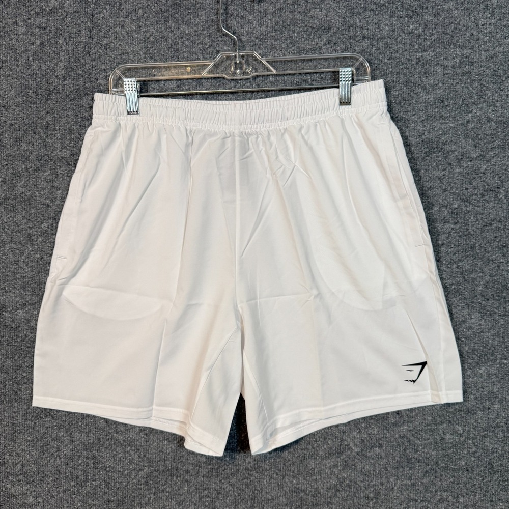 Gymshark White Athletic Shorts